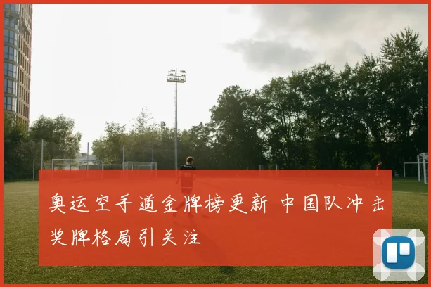 奥运空手道金牌榜更新 中国队冲击奖牌格局引关注